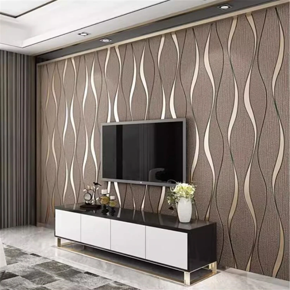 3D Suede Desktop Marble stripes wallpaper for walls Mural Imitation Feature 3D coffee Wall Paper Roll for Living Room bedroom