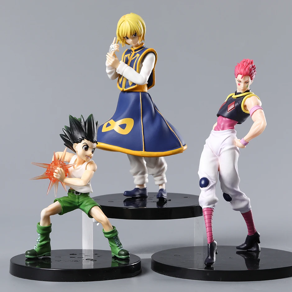 Gon Freecss Kurapika Hisoka POP UP PARADE Kolekcja Anime Figurka Lalka PVC Prezent Zabawka