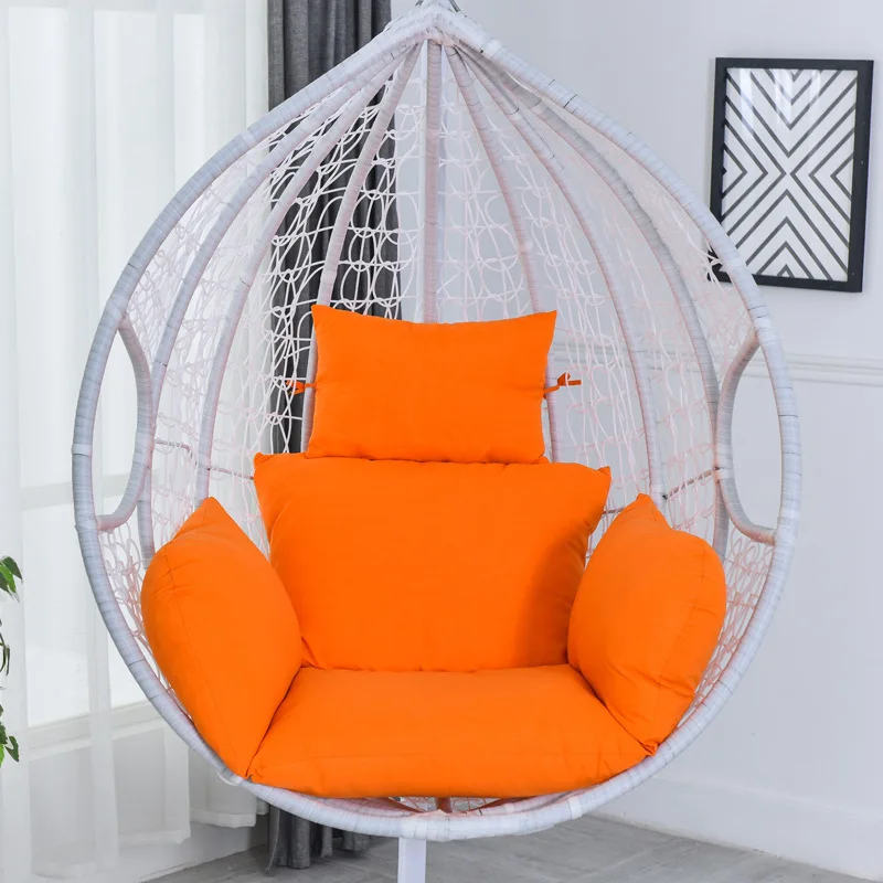 Basket Egg Chair Seat Cushions Garden Hammock Cradle Pads Home Garden Hanging Rocking Rattan Chair Cushions Cover (no chair)