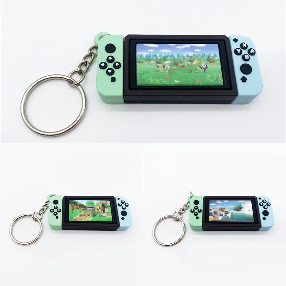 For Switch Keychains Keyring Charm Bag Pendant for NS Game Key Chains Toys Accessory Birthday Gifts