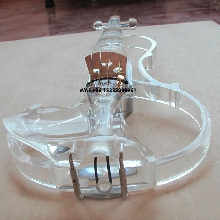 

Professional Production Full-Size Acrylic Transparency Electric Violin