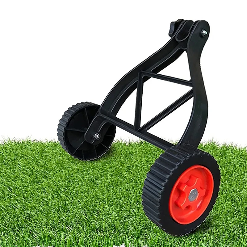 Universal Mower Auxiliary Wheel Trimmer Grass Eater Cutter Adjustable Support Wheels Set Garden Lawn Mower Parts