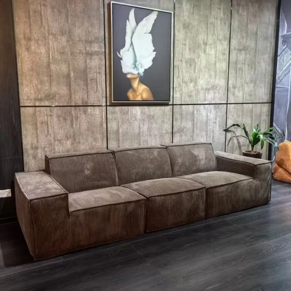 The New Arrival Compression Sofa Corduroy Fabric Modular Design Saves Space and Is Easy To Assemble Comfortable Living