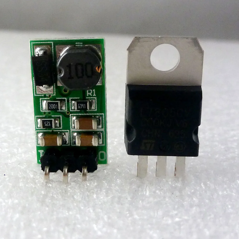 DD4012SA 5V-40V to 3.7V DC DC Step-Down Buck Converter Module Replace 18650 18500 Rechargeable li-ion Batteies Power