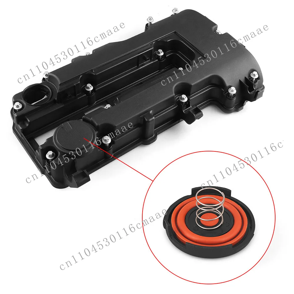 Automobile engine valve cover for exhaust valve 55573746