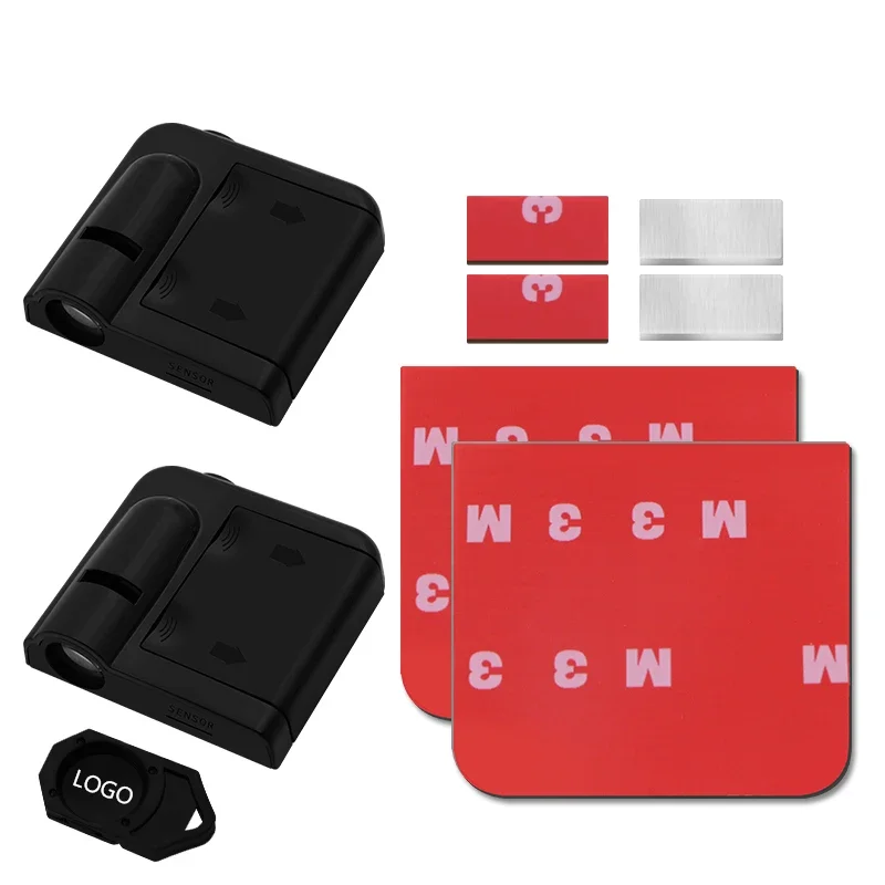 Car Door Emblem Light LED Welcome Lamp Wireless Laser Projector for VW Golf 3 4 MK3 MK4 Passat 3BG Polo 6N 9N Bora Vento view 4