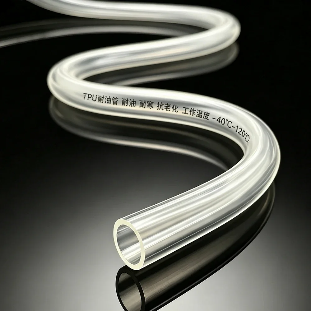 TPU Tube Clear Fuel oil tube High Pressure Anti‑Leak Oil Resistant Pipe ID 4mm~16mm for  Lawn Mower Trimmer Small Diesel Engine
