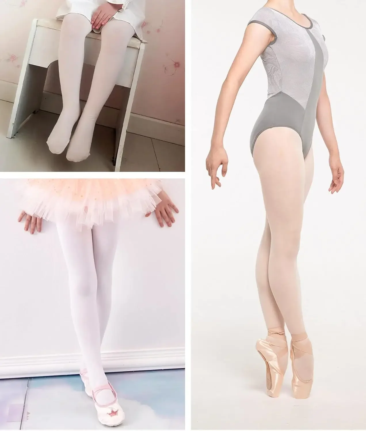 3/2/1 Pairs الفتيات الرقص اليوغا الجوارب الباليه جوارب للفتيات 1-8 سنوات الانتقال الجوارب الربيع والصيف والخريف والشتاء