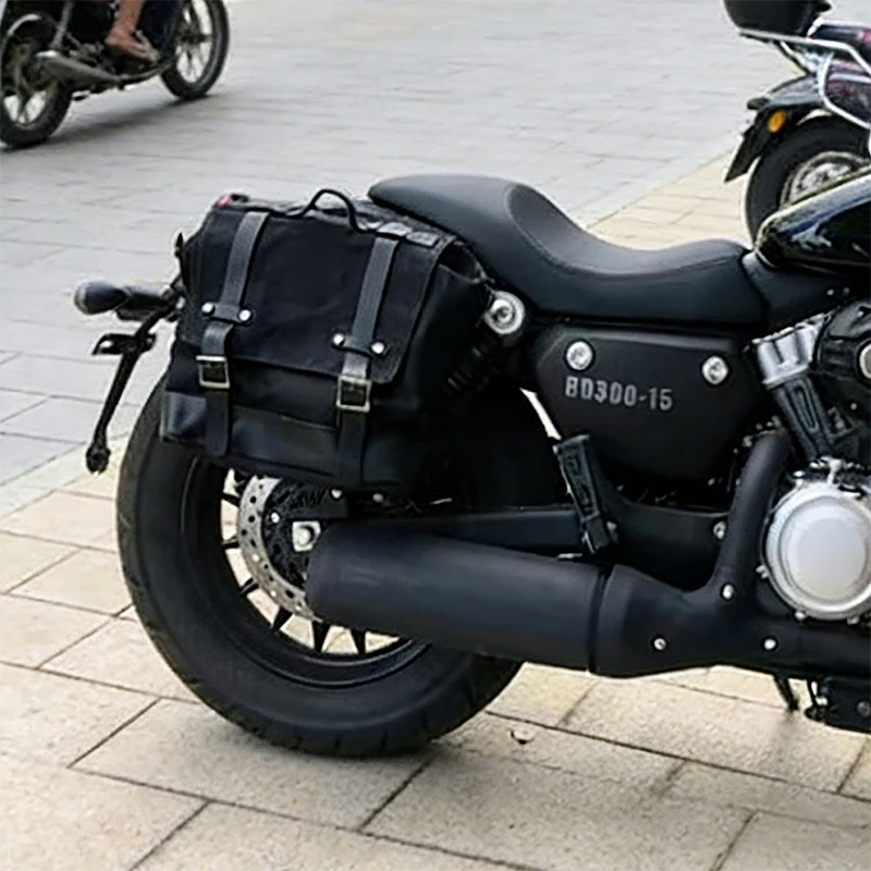

Винтажная водонепроницаемая мотоциклетная сумка на сиденье, универсальная боковая сумка для хранения, боковые сумки для BMW R1200GS F800GS ADV KTM 1050 Adventure