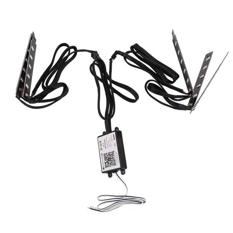 

Prominent 1Set For Ford Mustang 2013-2017 RGBW Multicolor LED DRL Daytime Running Lights Car Wireless Control Board