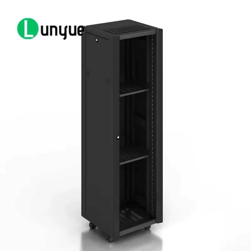 19 Inch Metal Computer Rack Server Cabinet Data Center Network Equipment Storage Shelf Heavy Duty Industrial Grade - view 5