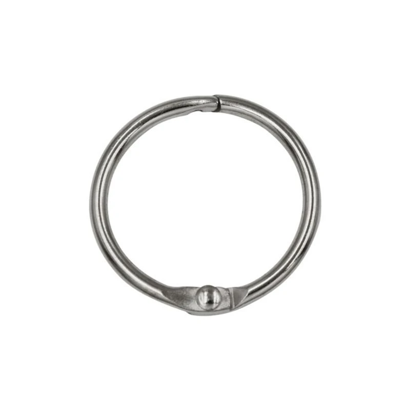 10 Pack Loose Binder Rings,Binder Rings,Keychain Rings,Metal Book Rings,Silver for School-Home, or Office