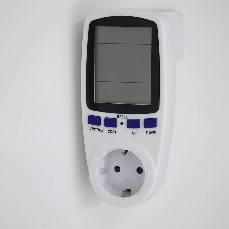 الاتحاد الأوروبي التوصيل الجهد الرقمي Wattmeter السلطة متر استهلاك واط الطاقة كيلوواط ساعة المقبس 220 فولت 230 فولت التيار المتناوب رسوم الكهرباء محلل رصد