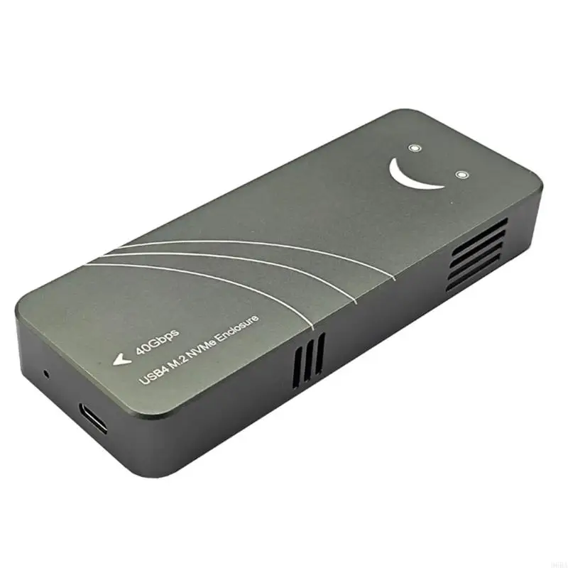 96BA M.2 SSD NVMe Enclosure Enclosure Storage Type C 3.1 40Gbps SSD Enclosure Case Data Transfer for Laptops Accessory