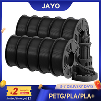 JAYO 3D PETG/PLA/PLA PLUS Printer Filament 1.75mm 5.5KG 100% No Bubble non-toxic 3D Printing Materials for 3D Printer&3D Pen
