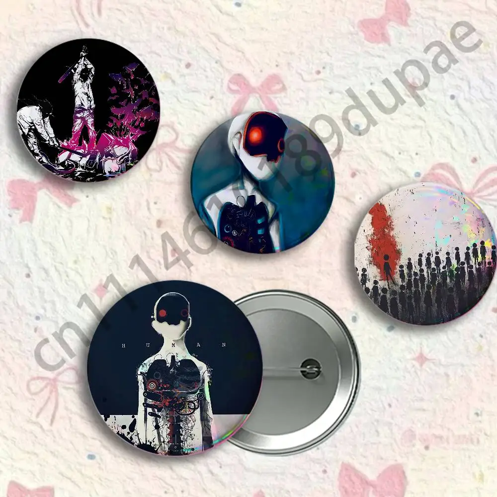 T-Three Days Grace Button Pin Single Pack Anime Merch for Ita Bags Badge Collectible Buttons