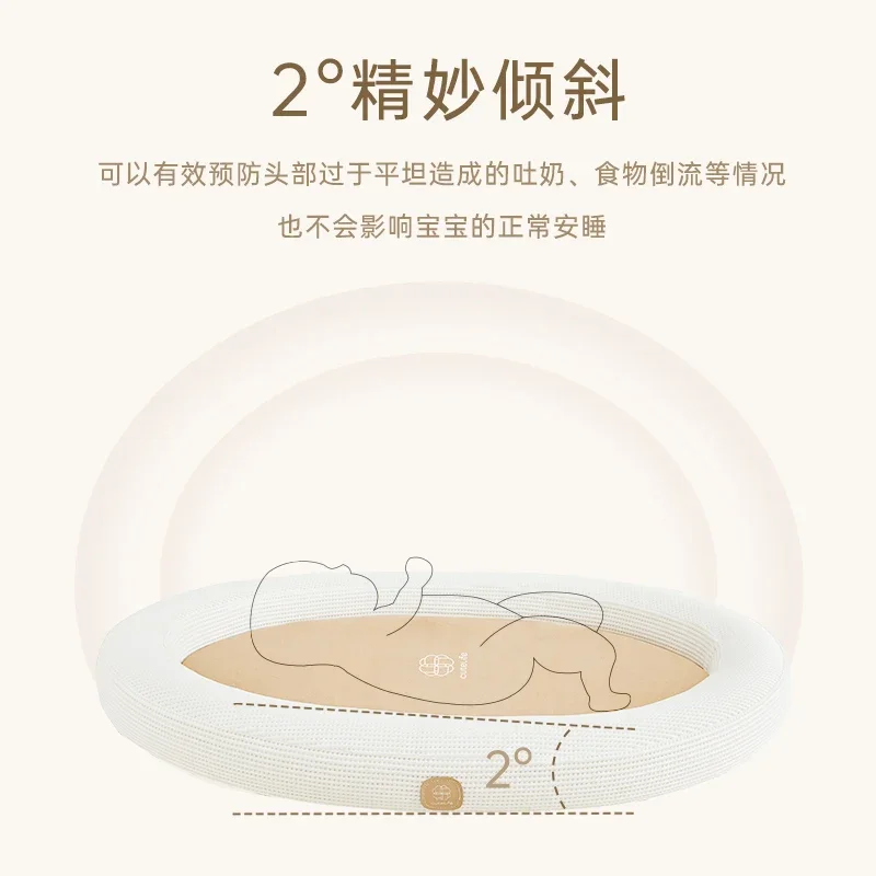 Portable Travel Cotton Sleeping Rocking Bed in Turkey Nest Baby Lounger Skin Soft Mosquito Net Breathable Baby Lounger Nest