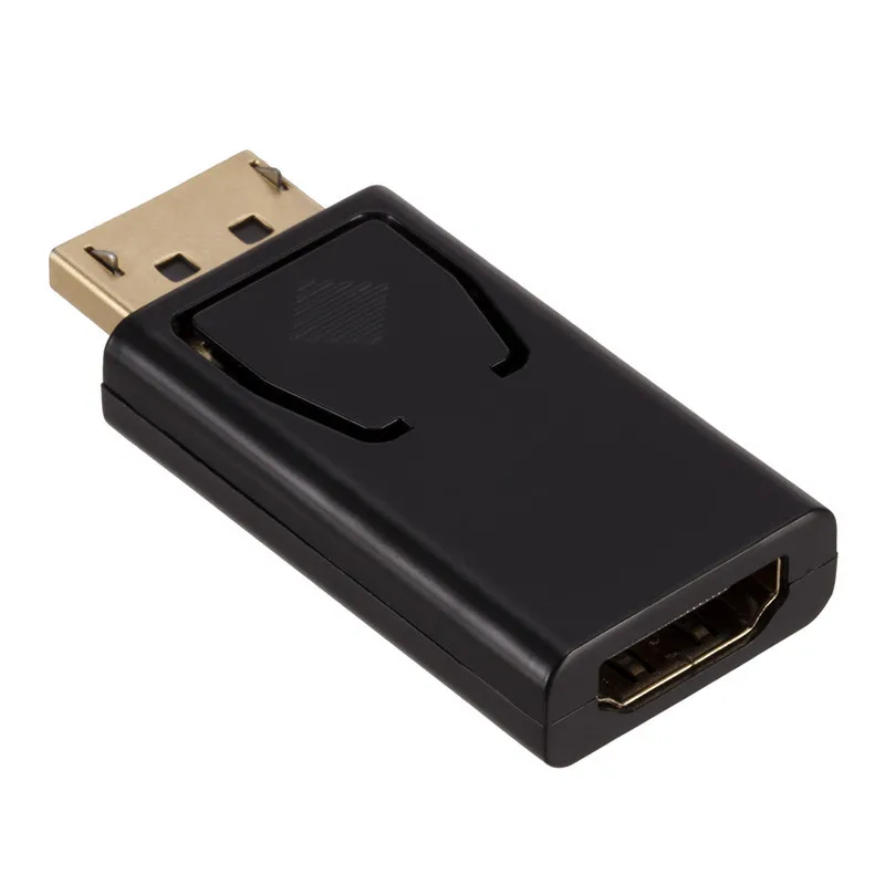 DisplayPort to HDMI-Compatible Adapter 4K/1080P DP to HDMI Adapter Male to Female Video Audio Converter For PC Laptop Projector