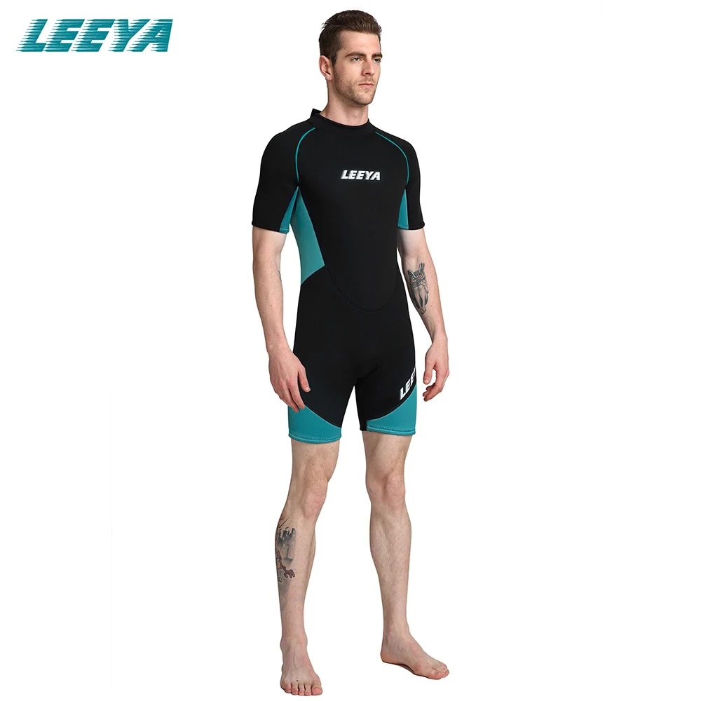 2023 nuovo 3MM Neoprene manica corta costume da bagno uomo protezione solare Snorkeling muta da Surf sport acquatici caldi muta da nuoto XL-6XL