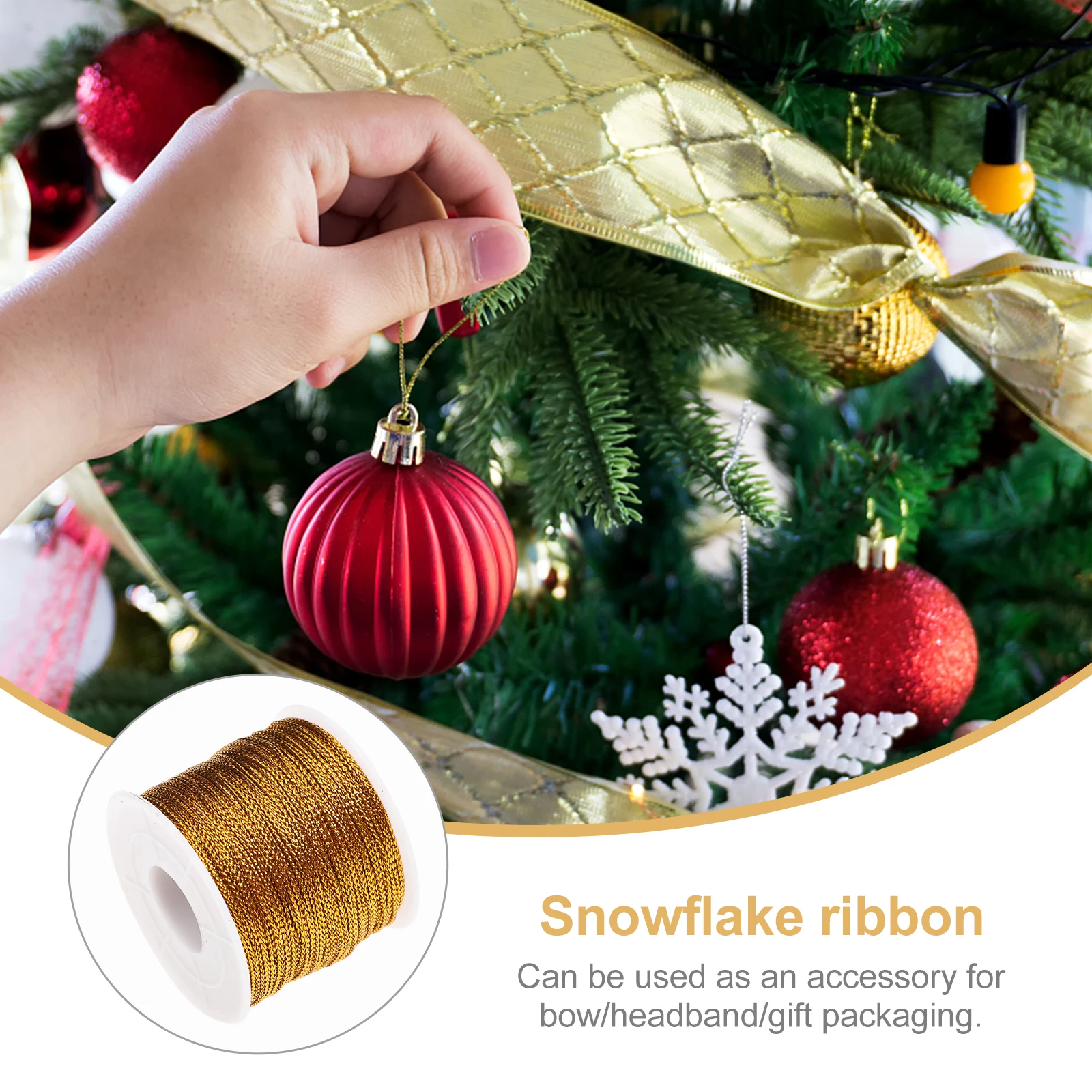 

Gold Thread Gift Ropes No Elasticity Present Wrapping Accessories Decorating Wire Diy Colored for Crafts