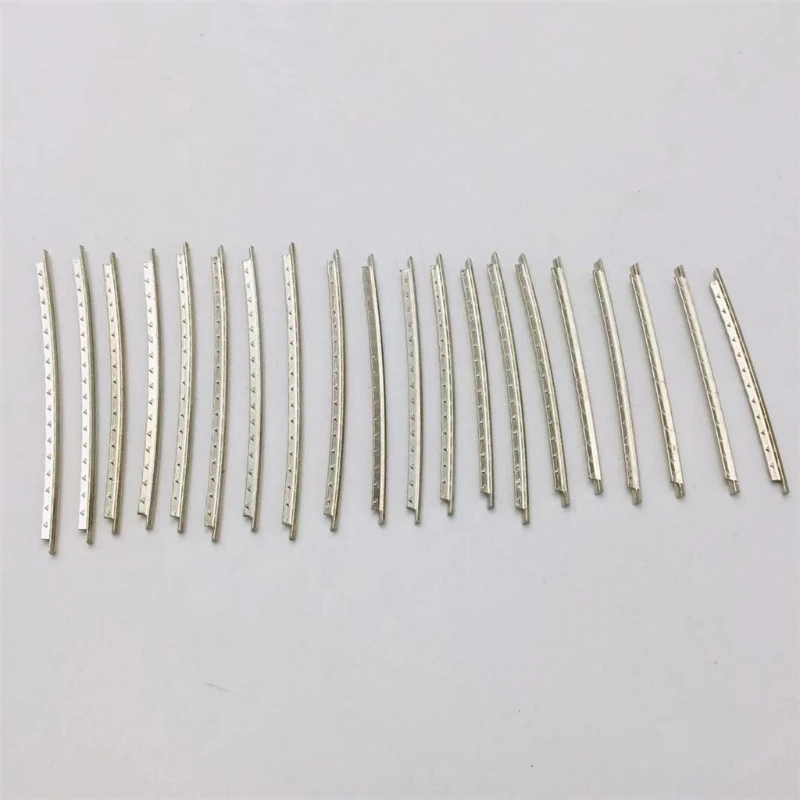 24Pcs Stainless Steel 2.2mm Width 22 Fret 24 Frets Guitar Fret Wires Fretwire Set for Electric Guitar Bass Fingerboard 69HD