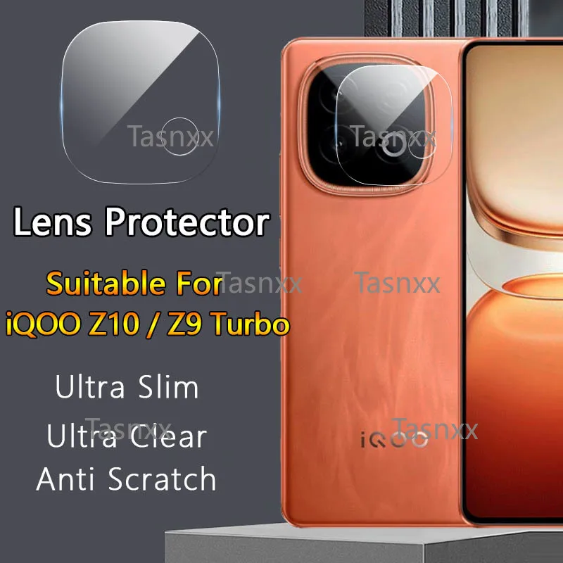 

Защитная пленка для объектива iQOO Z10 Z10X Z9 Z9X Turbo Pro Ultra Clear Slim Мягкая пленка FET Защитная крышка объектива камеры -без закаленного стекла