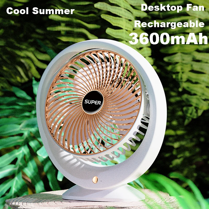 4 Inch Personal Metal USB Powered Desktop Fan The Fan Is Compact and Portable, Allowing for Use in A Variety of Locations