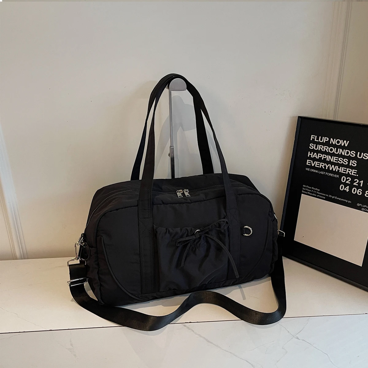 Neue Reisetasche Große Kapazität Schulter Tragbare Gepäck Tasche Reise Lagerung Tasche Internat Tasche Sport Fitness Tasche für Frauen – Detail 7