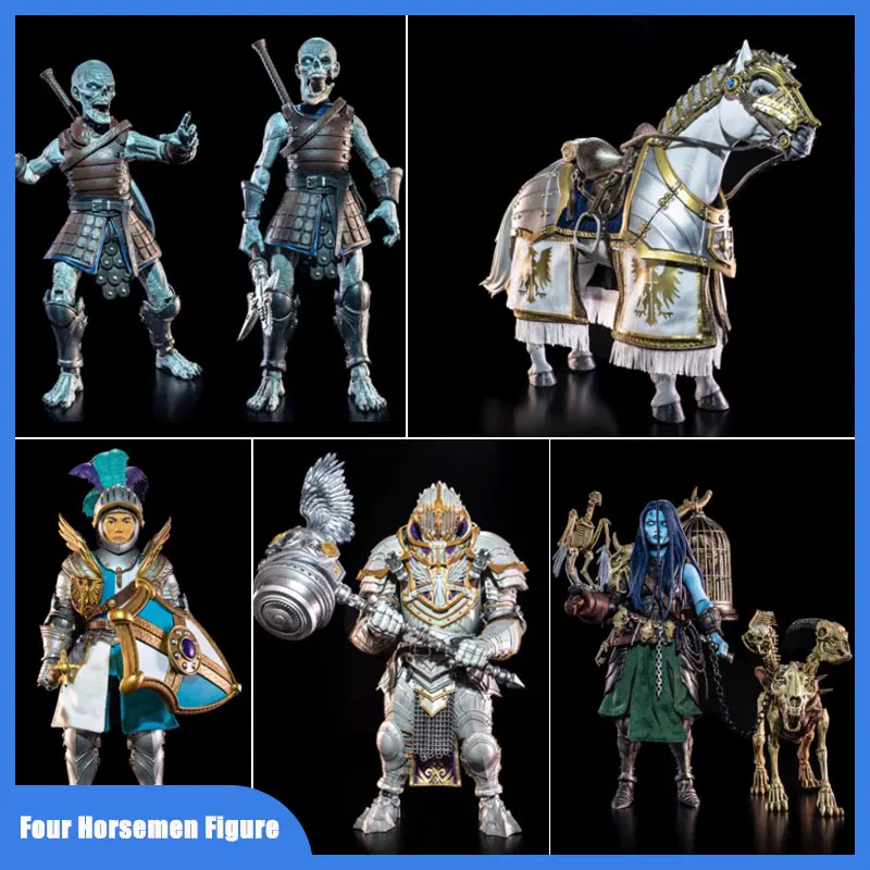 

New Four Horsemen Mythic Legions Undead Paradise Action Anime Figure Statue Collectible Model Custom Toys Holiday Gift