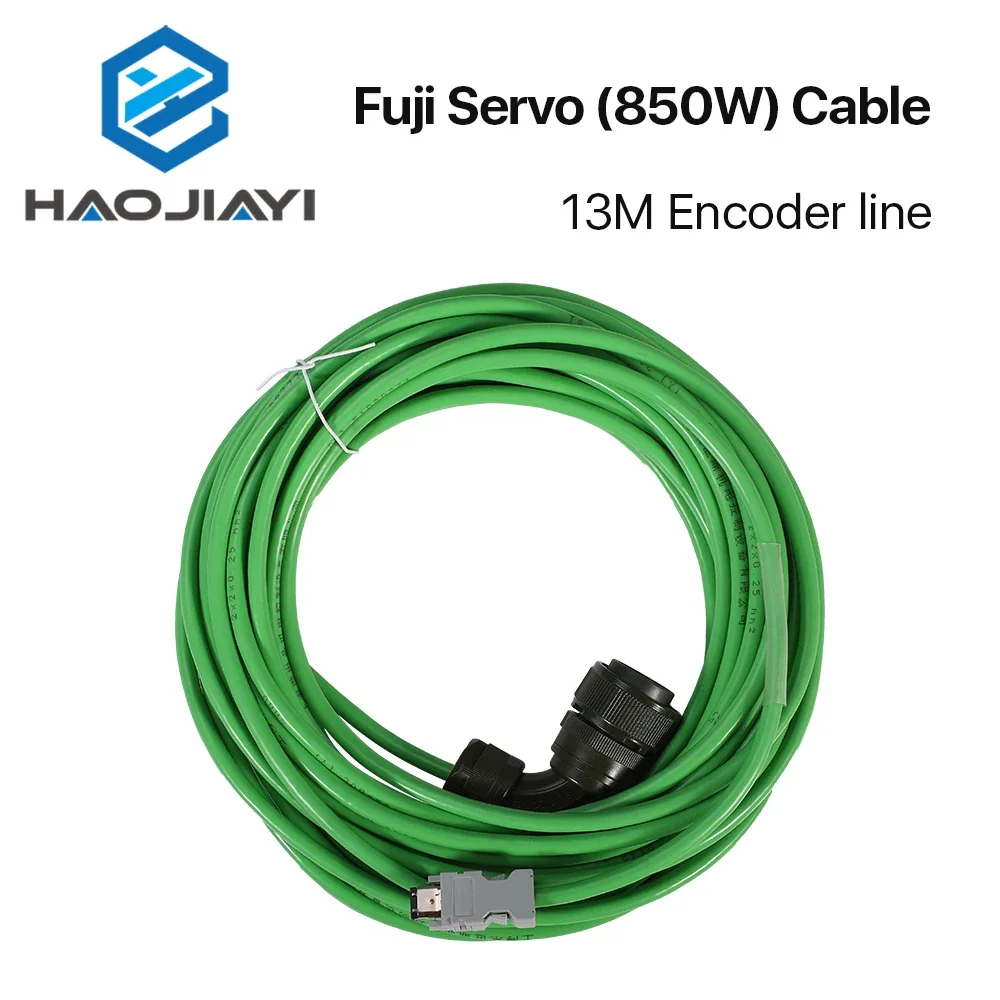 

850W Fuji Servo Cable Set Encoder Cable+Power Cable 13Meters for Fuji Servo Motor & Driver CNC Fiber Laser Machine