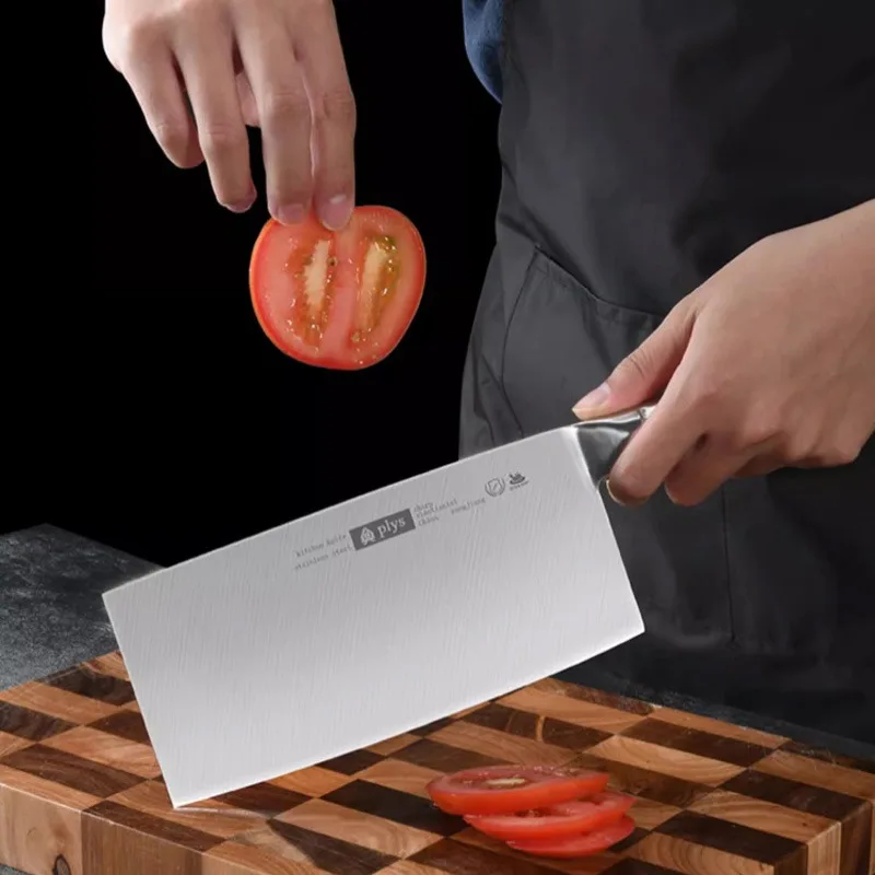 Slicing Knife Stainless Steel Household Meat Cleaver Sharp Chopping Knife Chef Knife High Hardness All Steel Multifunctional view 3