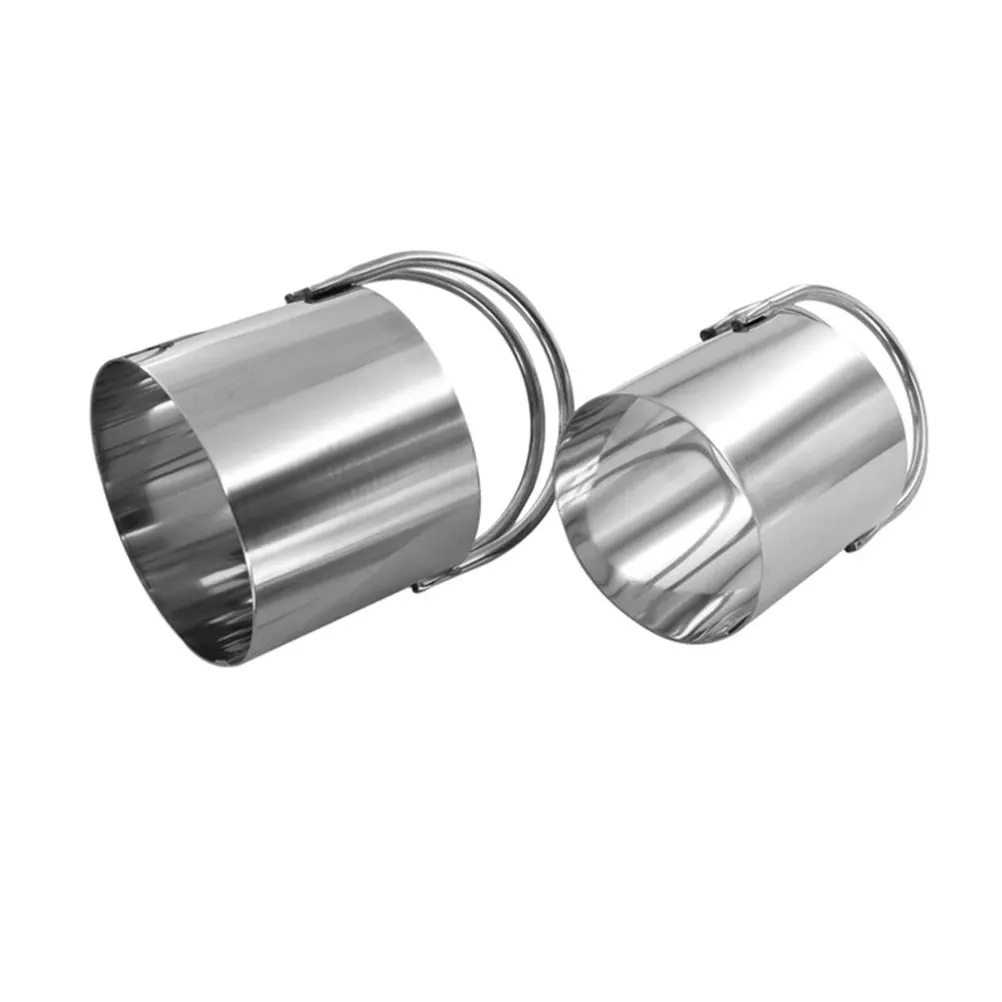 1Set Stainless Steel Cookie Cutter Round Shape Heat Resistant Mousse Ring for Baking Cake Fondant Chocolate Cookie Cutters