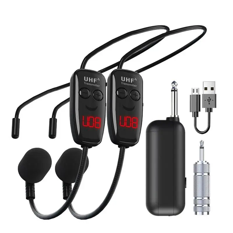 

Head-wear UHF Wireless Microphone Headset Rechargeable Head-wear Wireless Microphone For Voice Amplifying In Conference Teaching