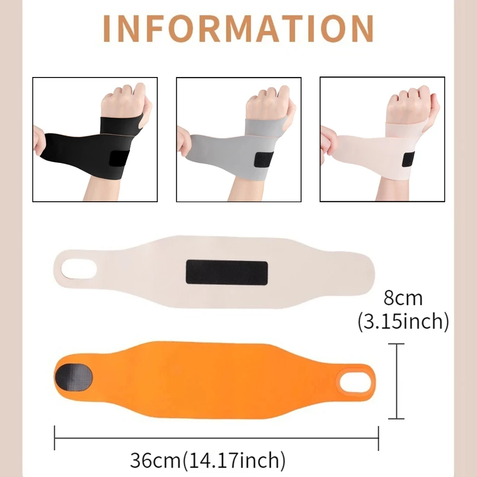 1PCS Adjustable Wrist Guard Against Sprains Lightweight Breathable And Non Stuffy Fixed Pressurization Wrist Protection Unisex