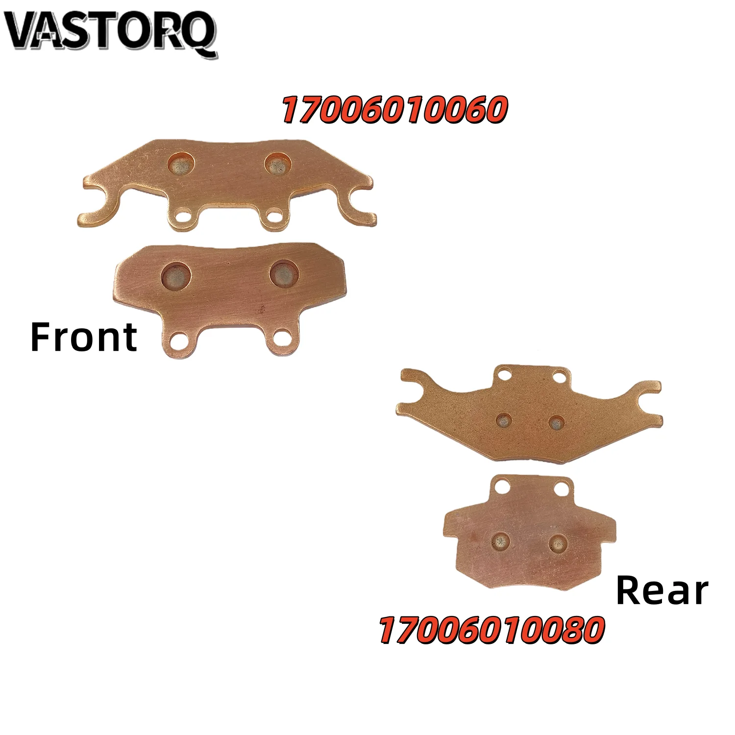 2PCS Sinter Front Rear Brake Pads for Odes UTV  ATV 650 800 1000 CVT X2 X4 Dominator Quad ATV800 1000  17006010060 17006010080