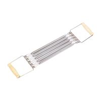Spring Chest Expander Portable Elastic Arm Pull Bar Wooden Handle Body Building Puller for Home Gym Strength Training Stretching