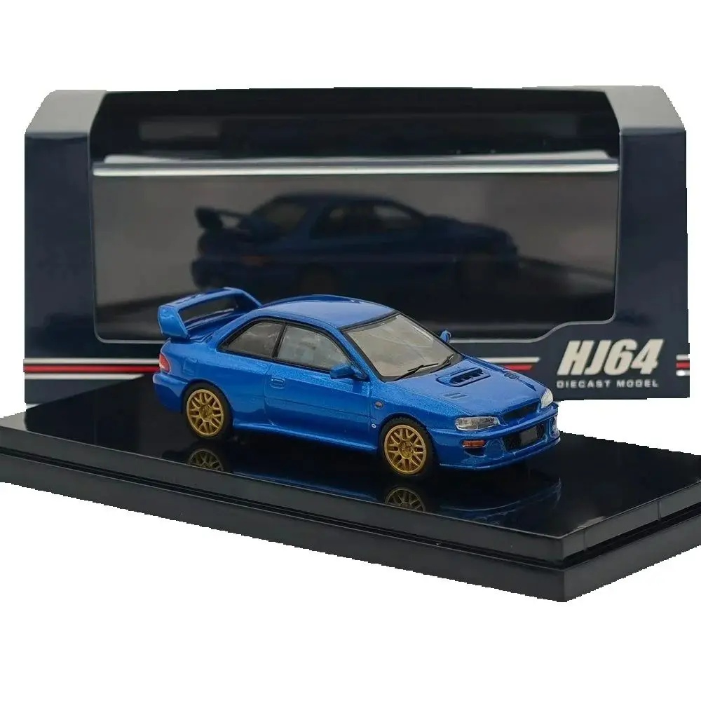 هواية اليابان 1/64 امبريزا 22B STi نسخة GC8 HJ646041BL سونيك بلو ميكا دييكاست نموذج سيارة مصغرة مجموعة لعبة سيارة السيارات #1