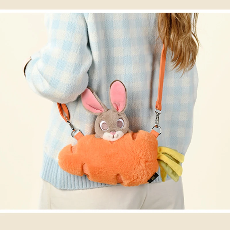 حقيبة ديزني زوتوبيا كروس بودي جوديث لافيرن هوبس كارتون دمية متعددة الوظائف حقيبة تخزين هدية عيد الميلاد والكريسماس