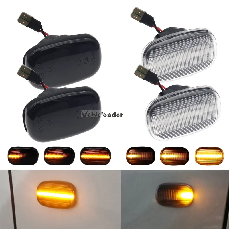 

Светодиодный динамический боковой габаритный фонарь для Toyota Celica T20 23 Avensis Verso Carina Corolla Caldina Harrier Hilux Runx