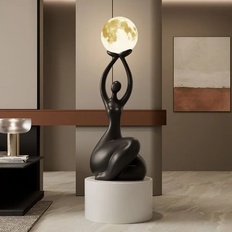Abstract figure art ornament, high-end sense, modern living room decoration floor-to-ceiling housewarming gifts