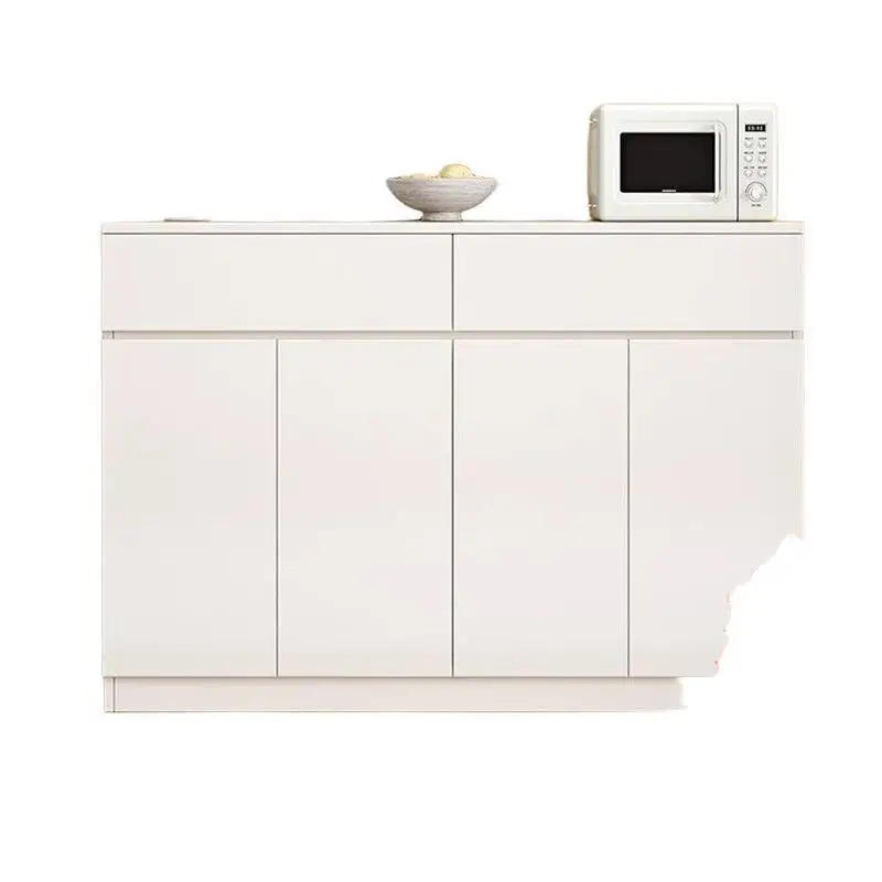 

Dining side cabinet against the wall Integrated storage cabinet Kitchen Cupboard Household balcony Cream wind Living