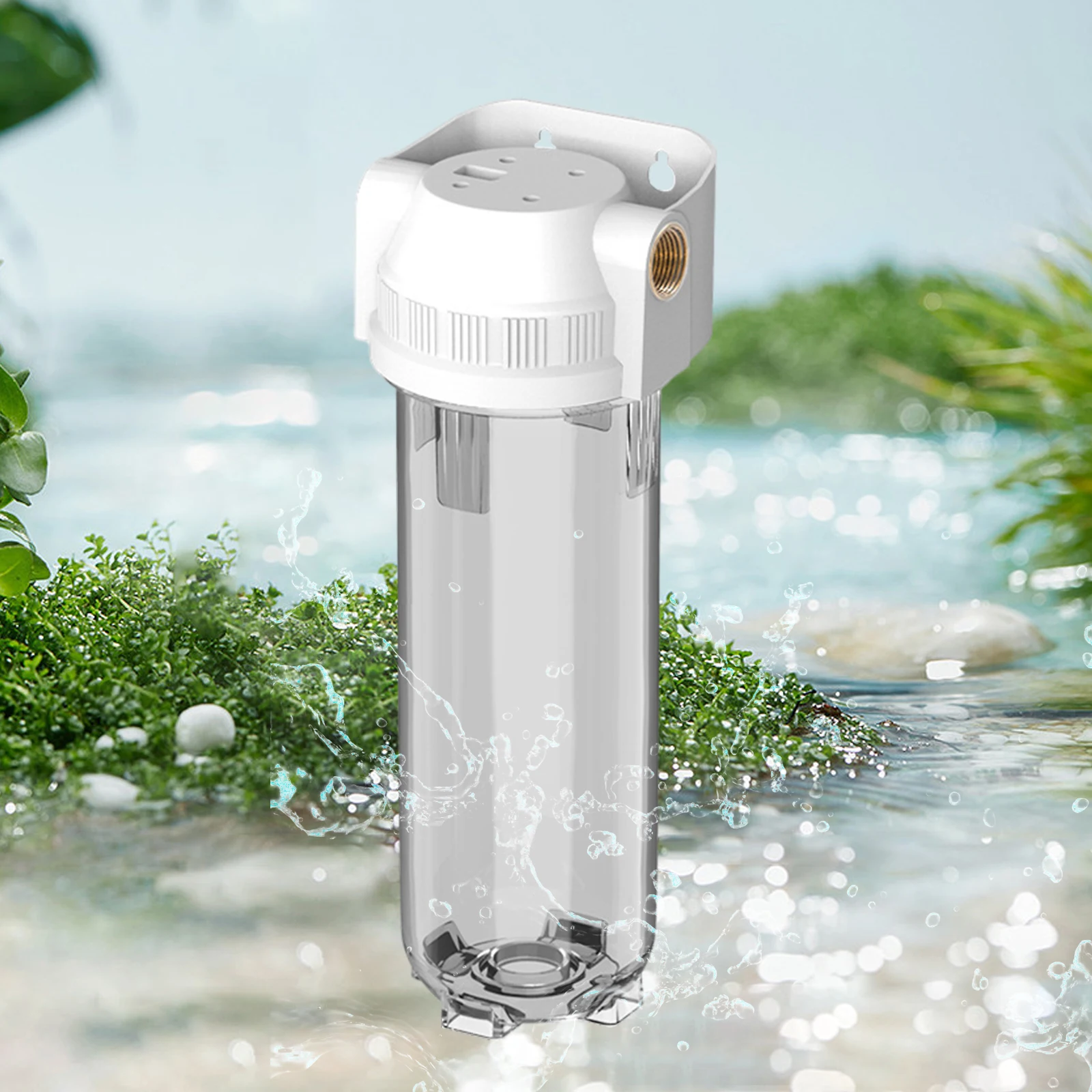 10 inch Proof Bottle Filter, Replaceable Transparent PET Water Filters for Kitchen Water Purifiers Home Appliance Accessories