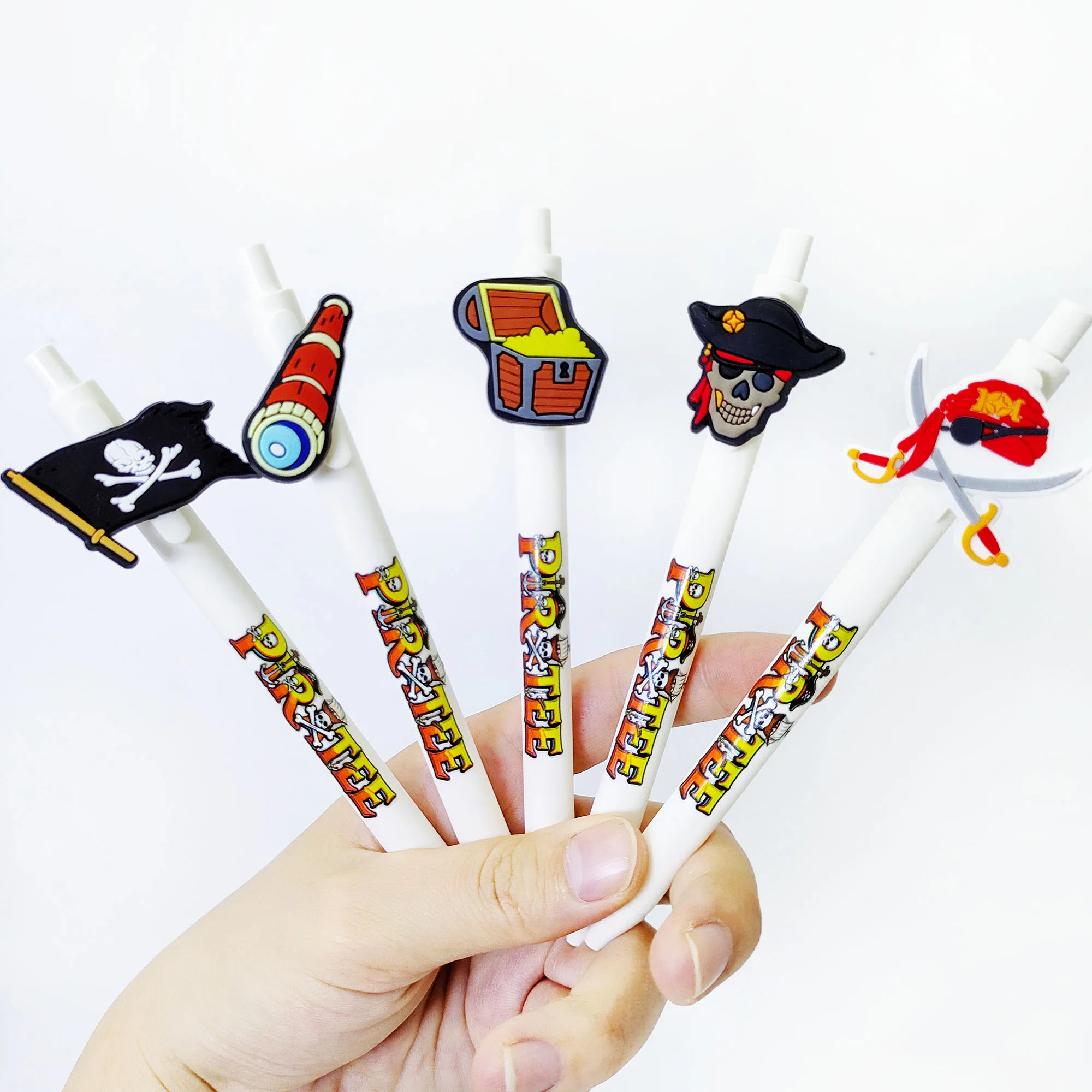 

9 шт./18 шт. шариковая ручка с принтом пирата для студентов, пишущих канцелярских принадлежностей, офисных встреч и ручек.