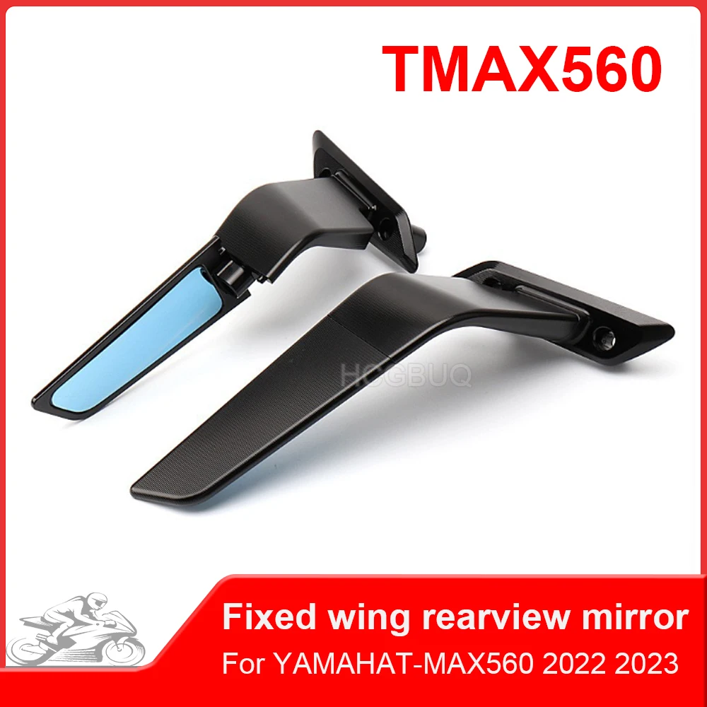 

Motorcycle Rear View Mirrors For YAMAHA T-MAX 560 TMAX560 Aluminum Fixed Wind Wing Rear View Mirror Adjustable Mirrors Accessory