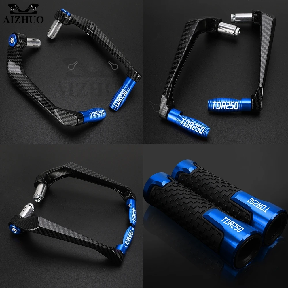 

for YAMAHA TDR250 TDR 250 1987 1988 1989 1990 1991 1992 1993Motorcycle CNC Handlebar Grips Guard Brake Clutch Lever Protector