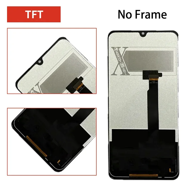 Wyświetlacz TFT/AMOLED do Realme X2 Pro RMX1931 LCD Ekran Dotykowy Digitizer do Realme X2Pro Części Zamienne do Naprawy Wyświetlacza — zdjęcie produktu 3