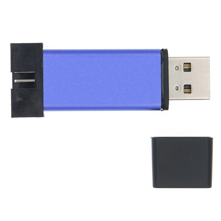 1Set St Link Stlink St-Link V2 Mini STM8 STM32 Simulator Downloaden Programmering Programmeur Met Cover Dupont Kabel st Link V2