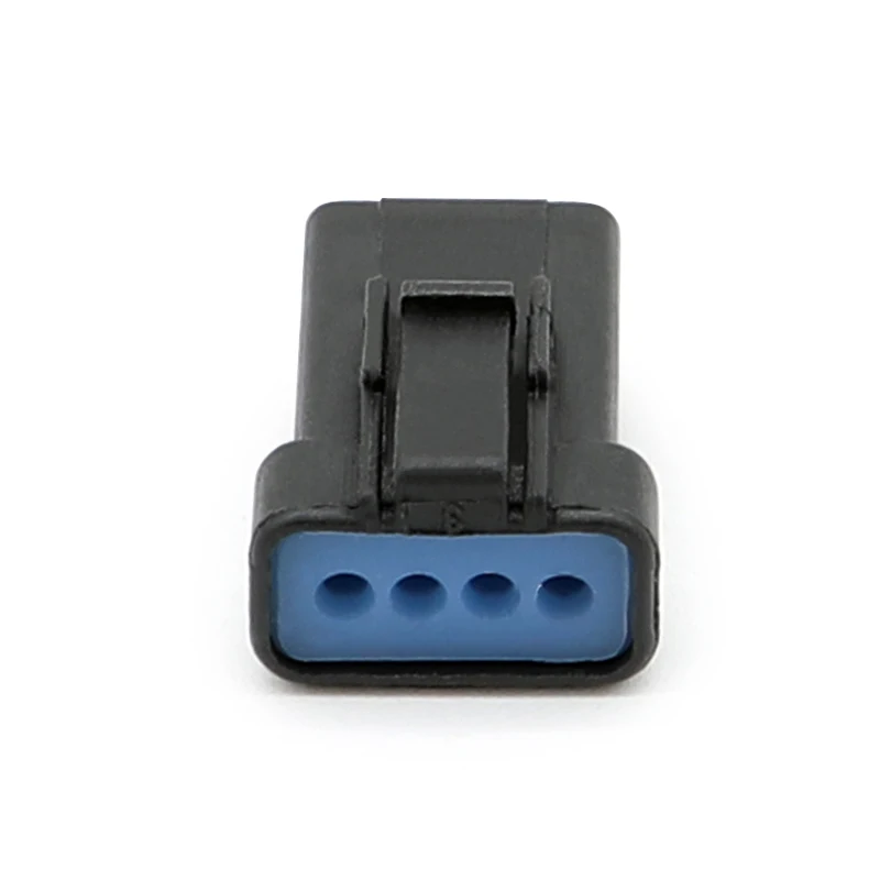 

04R-JWPF-VSLE Black JST type 4-hole black plastic shell plug connector Waterproof Micro Female terminal SWPR-001T-P025