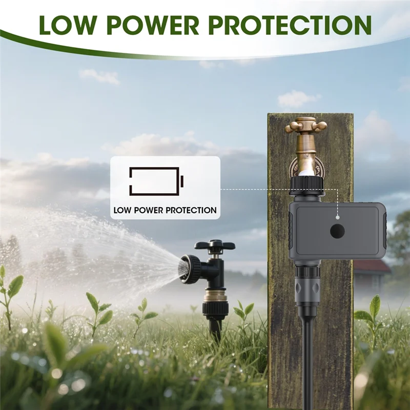 

B17B Smart Irrigation Watering System Automatic Sprinkler Timer Remote Control Garden Water Timer Hose Control With 1 Outlet