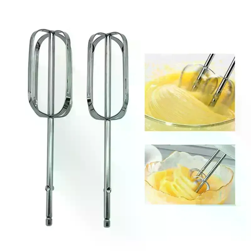 Hand Mixer Beaters Attachments For Universal Stainless Steel Electric Hand Mixer Whisk Replacement 1/2pcs